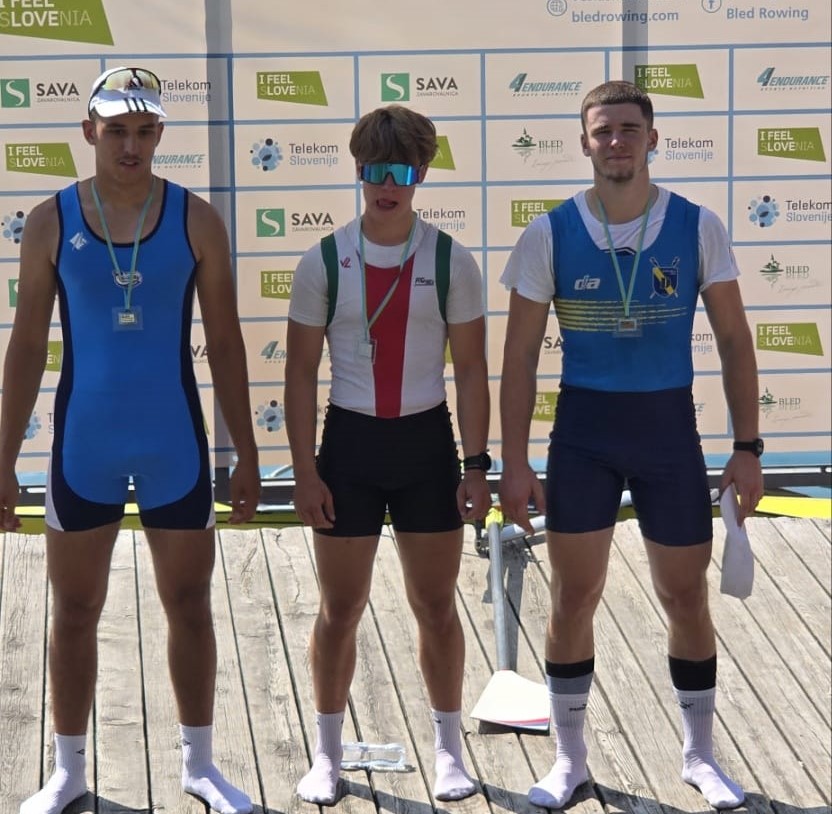BLED ROWING 2025 INTERNATIONAL REGATTA Srebro za Roka